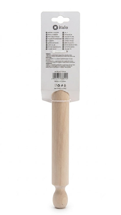 Premium Wooden Rolling Pin – 30 cm