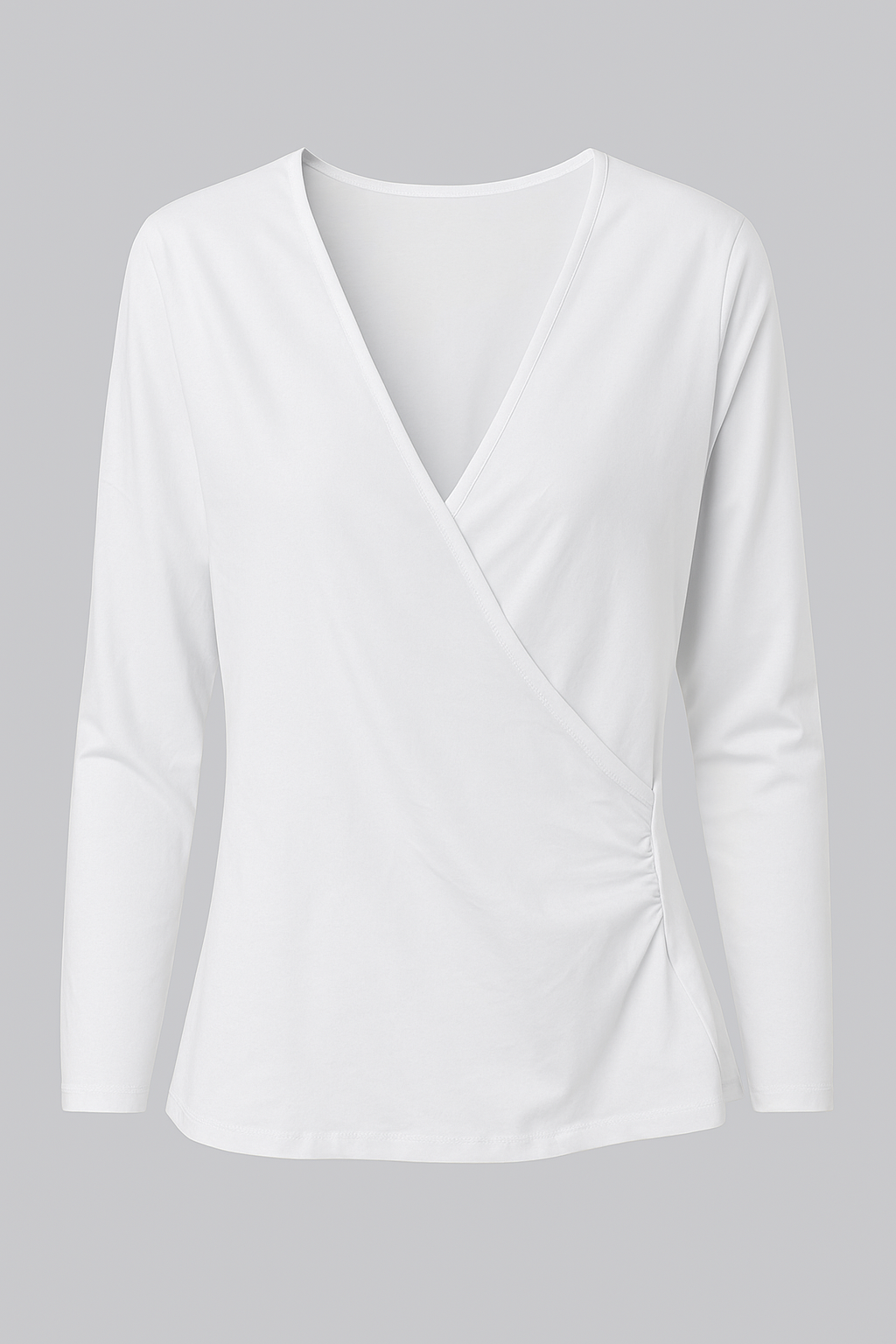 Women’s Long Sleeve V-Neck Wrap Top