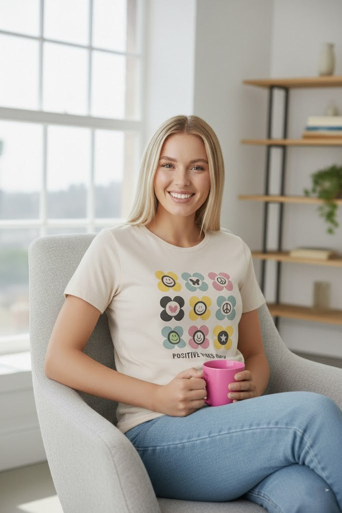 Women’s “Positive Vibes Only” T-Shirt
