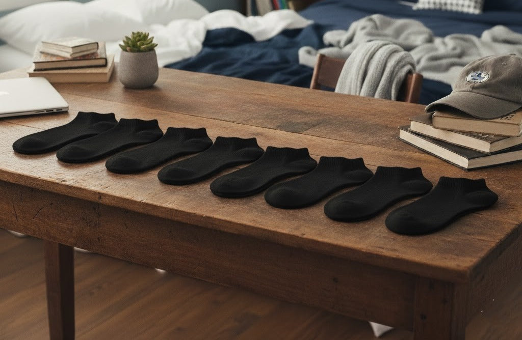 8-Pair Low-Cut Socks Set