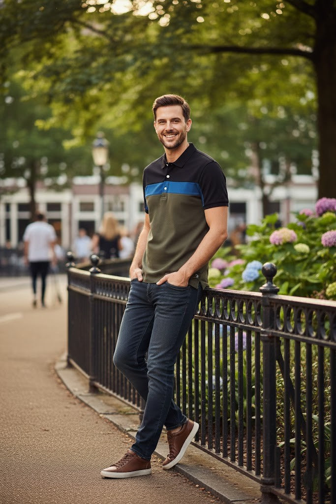 Polo Shirt - Color-mixed