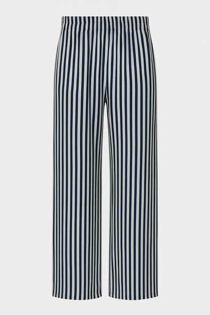 Black & White Striped Two-Piece Set