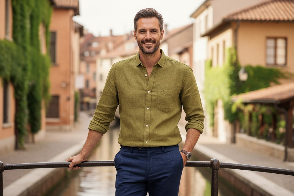 Linen Club Men Shirt