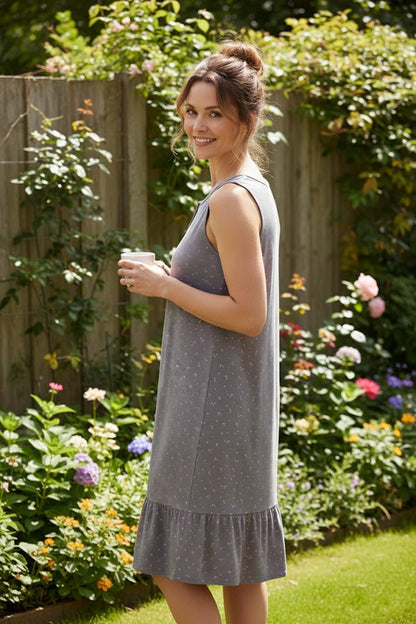 Women's Grey sleeveless dress