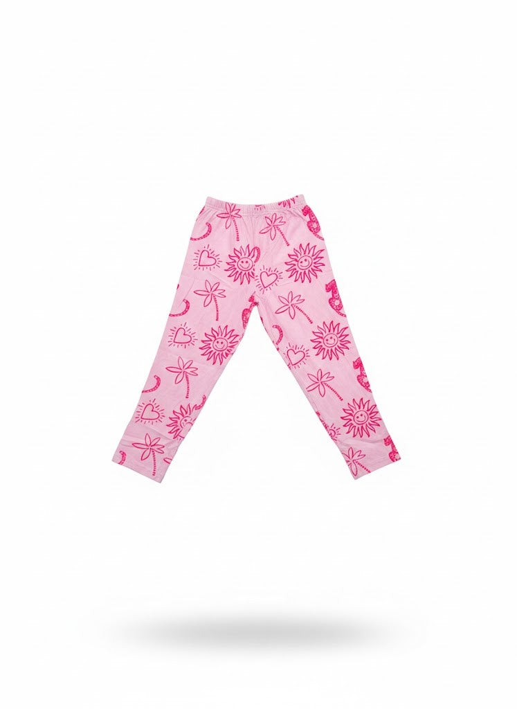 Girls’ Two-Piece Printed Pajama Set