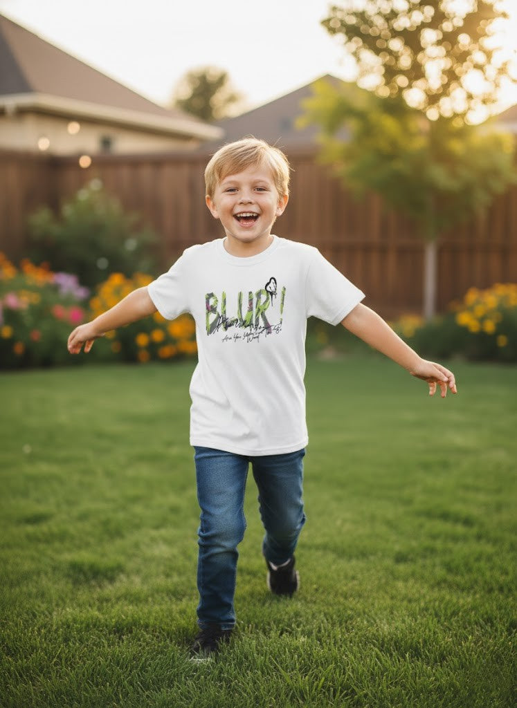 Boys’ “BLUR!” Graphic T-Shirt