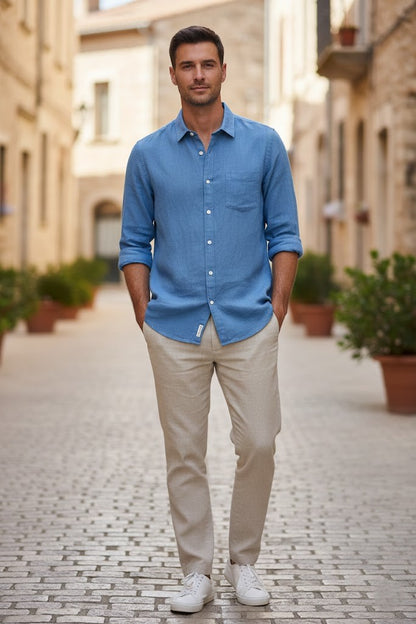 Linen Club Men Shirt