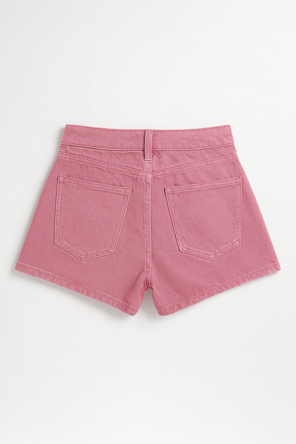 Women’s High-Waist Pink Denim Shorts