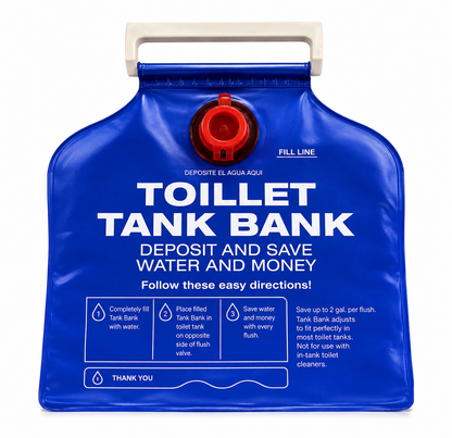 Toilet Tank Bank – Water Saving Device
