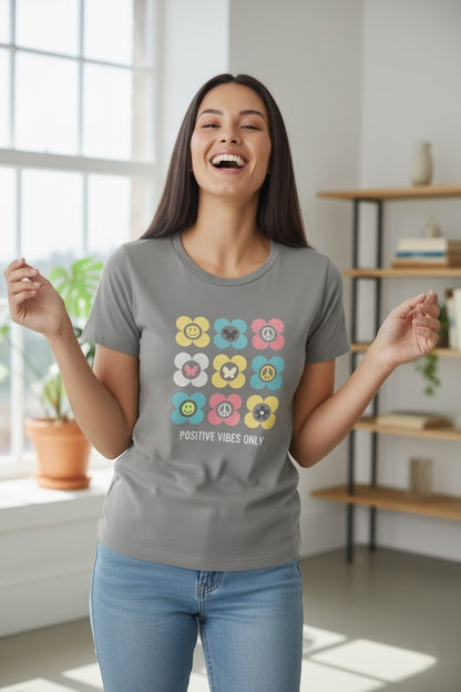 Women’s “Positive Vibes Only” T-Shirt