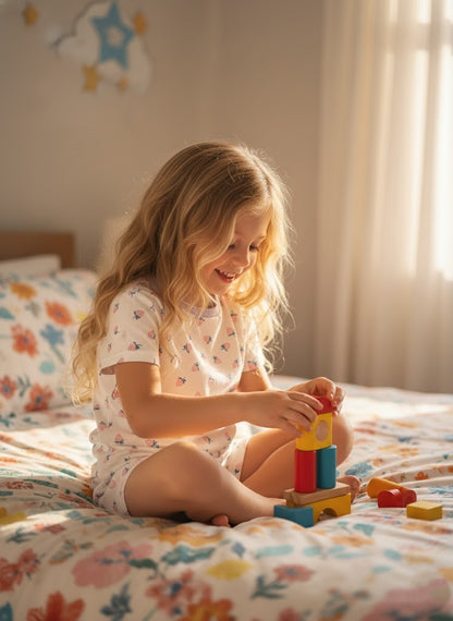 Girls’ Two-Piece Short Pajama Set