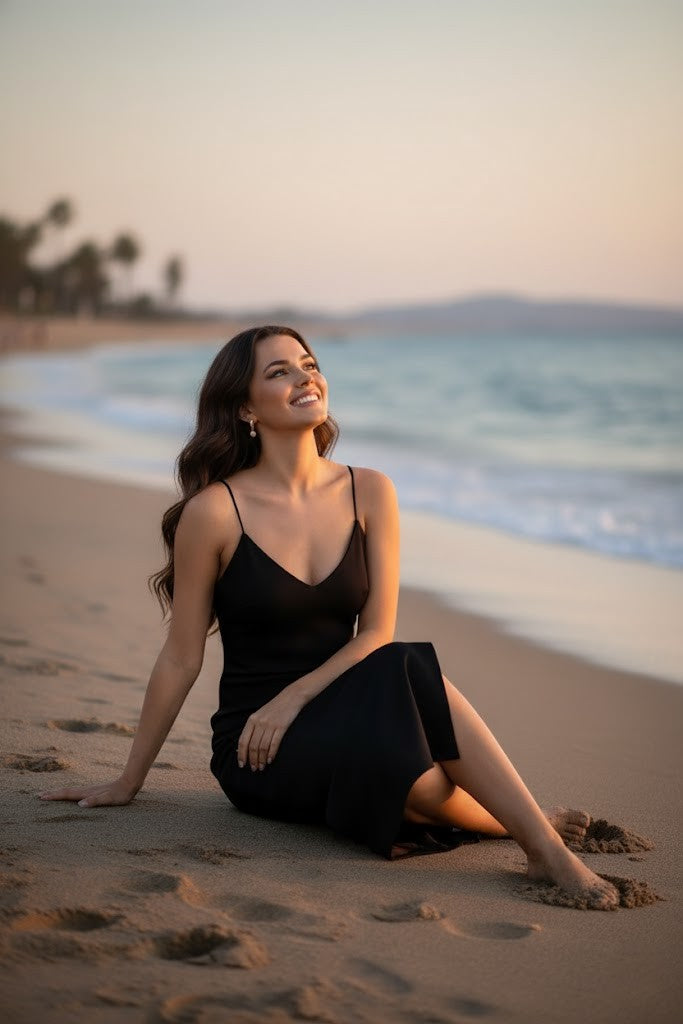 Soft Cloth Slip Dress – Resort & Summer