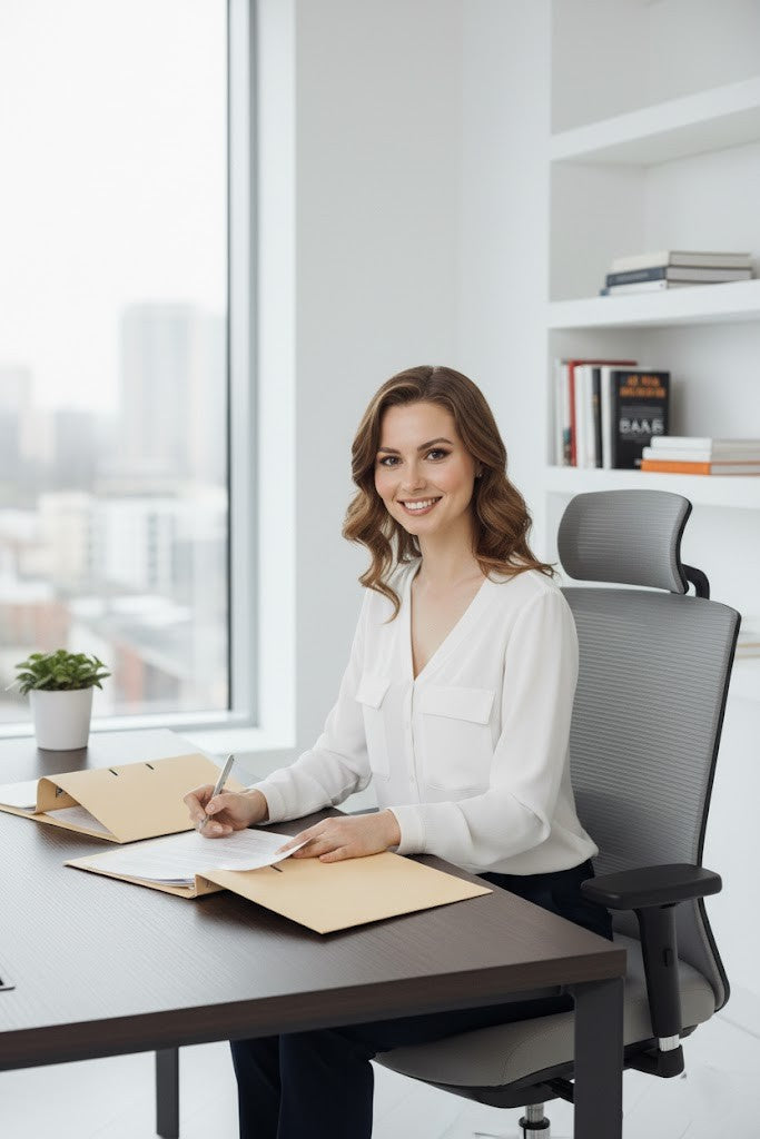 Women’s V nick long-sleeve blouse