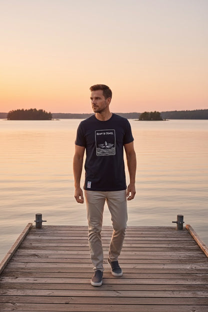 Black “Ready To Travel” Graphic T-Shirt