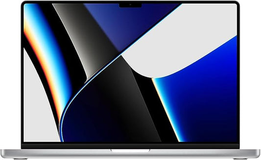 Renewed Apple 2021 MacBook Pro (16-inch, Apple M1 Max chip with 10‑core CPU and 32‑core GPU, 32GB RAM, 1TB SSD) - Silver; English