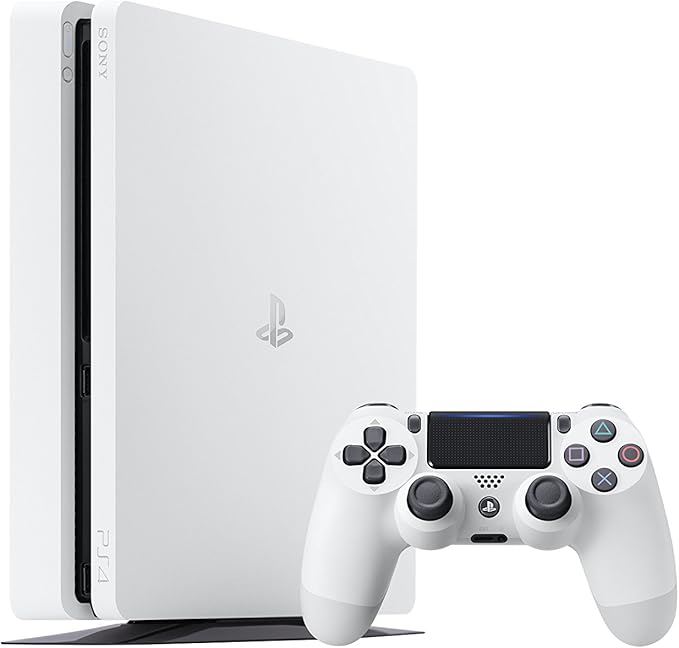 Renewed Sony PlayStation 4 Slim 500GB Console | Glacier White