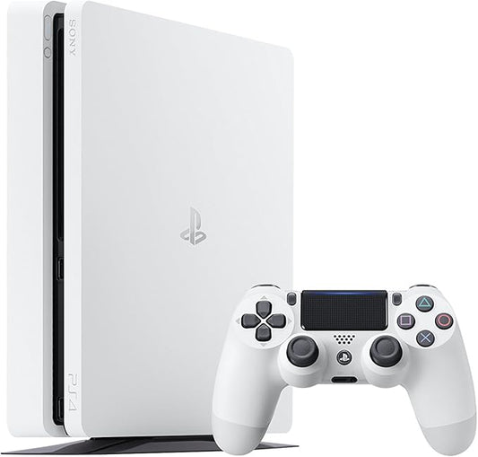 Renewed Sony PlayStation 4 Slim 500GB Console | Glacier White