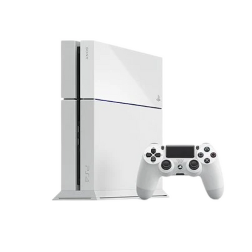 Renewed PlayStation 4 500GB Fat Console | White