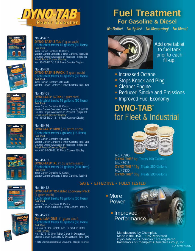 DYNO-TAB Fuel Treatment