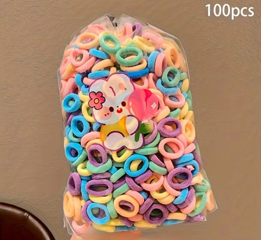 Colorful Mini Hair Ties for Kids