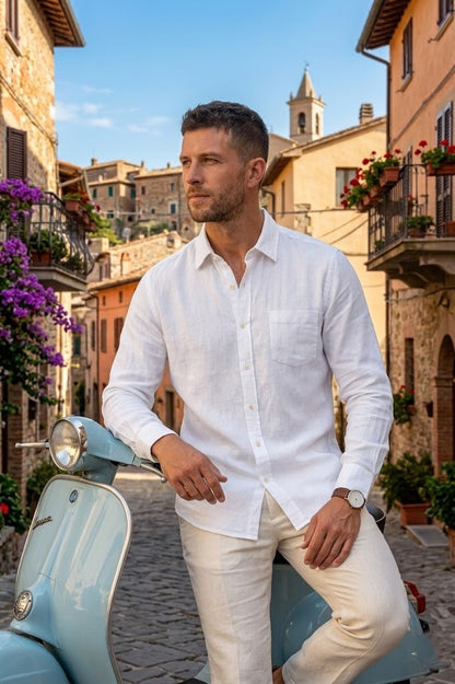 Linen Club Men Shirt